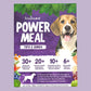 Power Meals | 100% Natural Wet Dog Food with Added Vitamins & Minerals (Tofu & Quinoa)