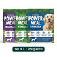 Power Meals | 100% Natural Wet Dog Food with Added Vitamins & Minerals (Combo All Recipes)